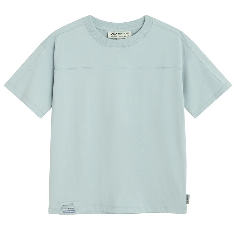 Tricou din bumbac cu croiala loose NOWEAR