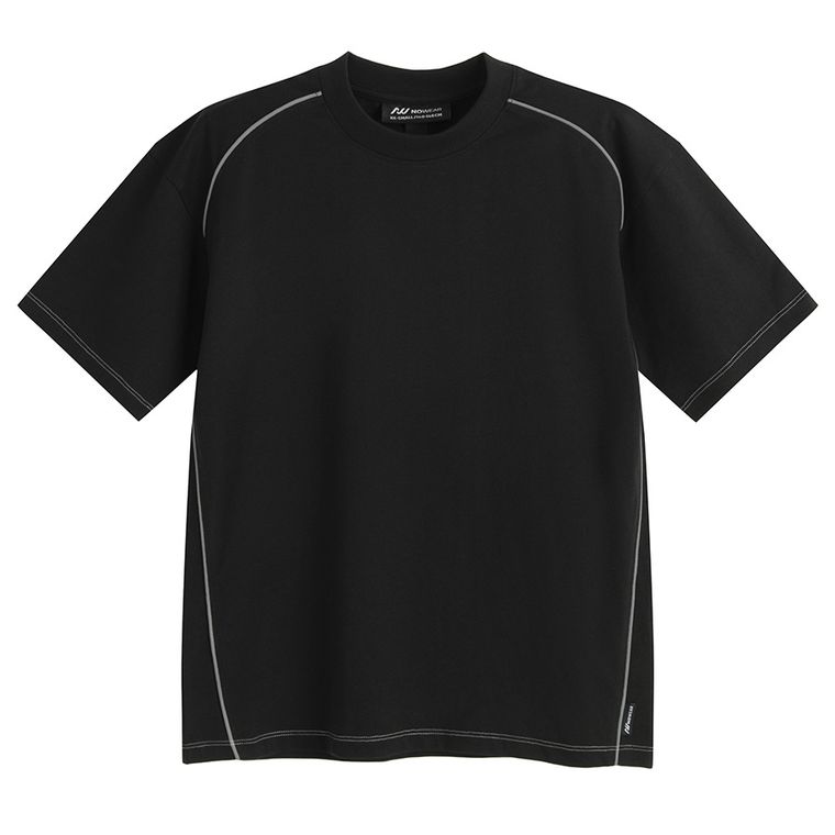 Tricou loose cu elemente reflectorizante NOWEAR