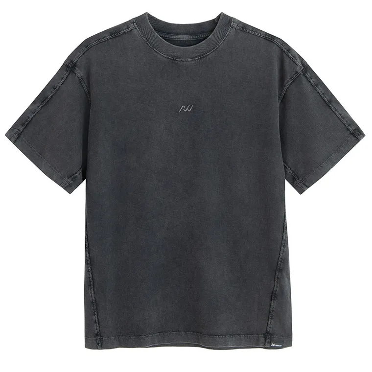 Tricou oversize din bumbac pieptanat NOWEAR