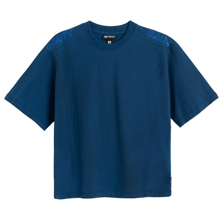 Tricou oversize din bumbac pieptanat NOWEAR