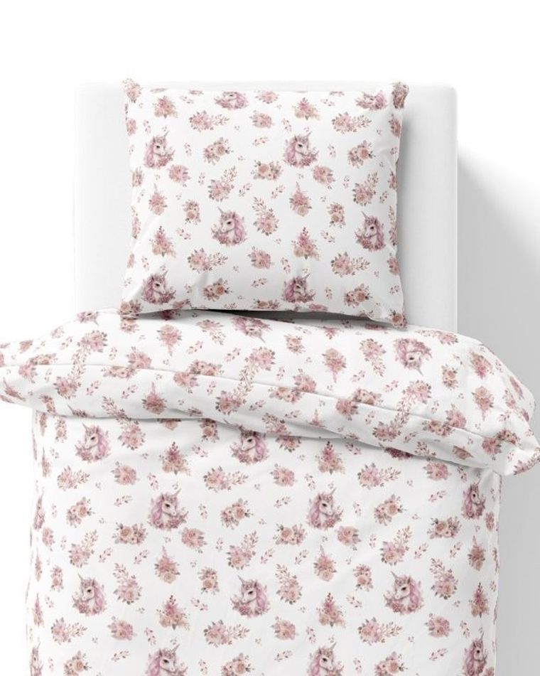 Unicorn, set lenjerie de pat single, 160-200 cm