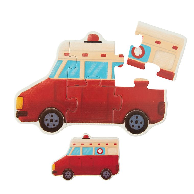Vehicule, puzzle 6 in 1