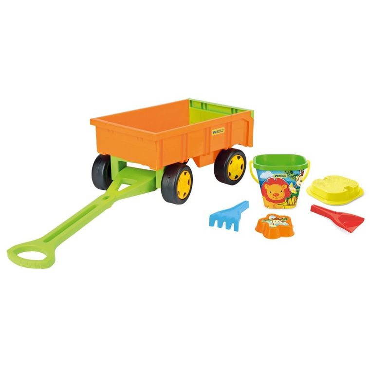 Wader, carucior-remorca cu set de nisip