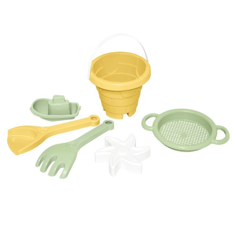 Wader, set de nisip, castel, Dimineata insorita