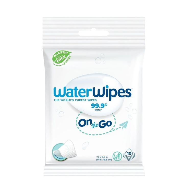 WaterWipes, BIO, On-the-go, servetele umede cu apa, 10-10 buc.