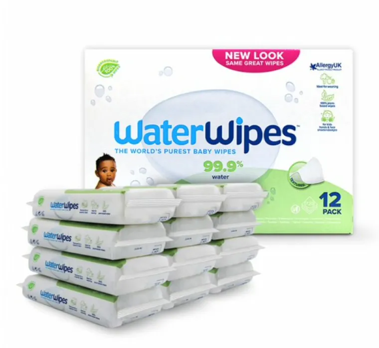 WaterWipes, BIO, Soapberry, servetele umede cu apa, 12-60 buc.