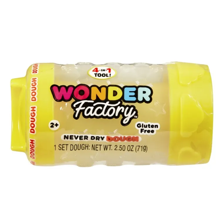 Wonder Factory, Never Dry Dough, masa plastica intr-un tub, plastilina, 1 buc.