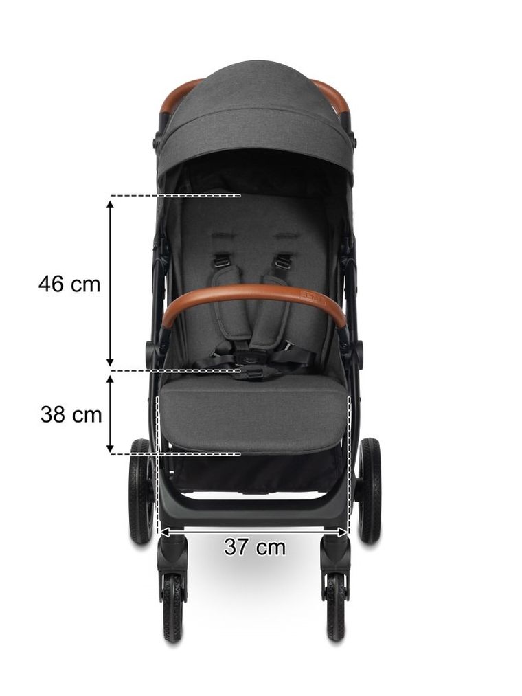 Caretero, Elma, carucior sport, Dark Grey
