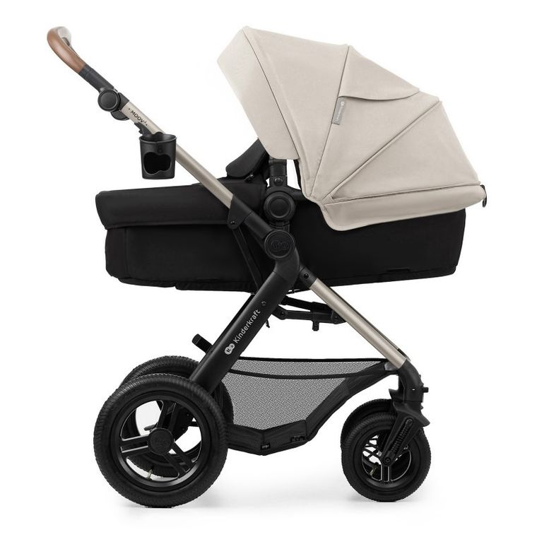 Kinderkraft, Moov 2, Air Wheels, carucior multifunctional 4in1, Moonlight Grey