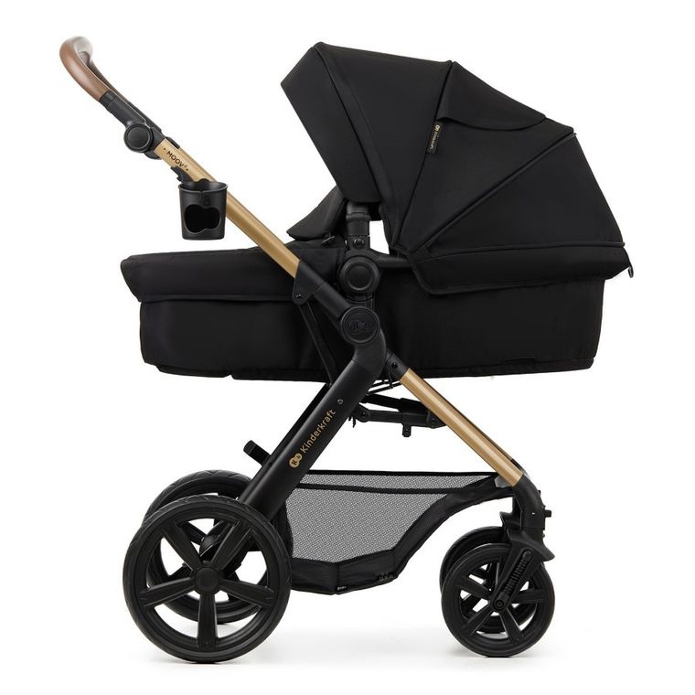 Kinderkraft, Moov 2, carucior multifunctional 3in1, Pure Black