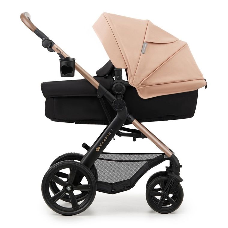 Kinderkraft, Moov 2, carucior multifunctional 3in1, Sand Beige