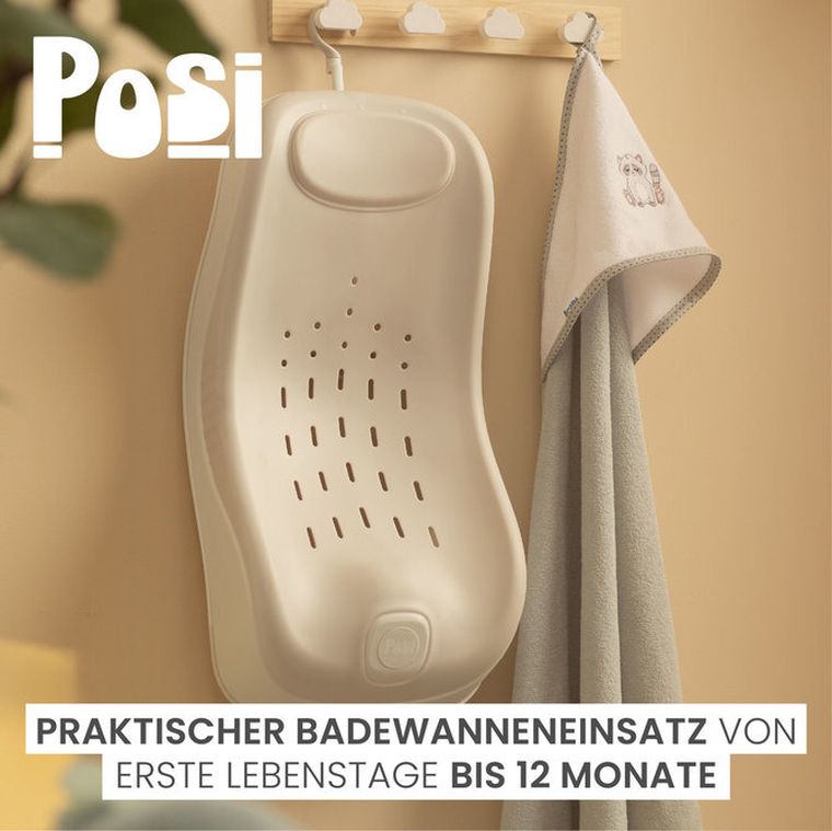 Sensillo, Posi, captuseala pliabila pentru cada, bej