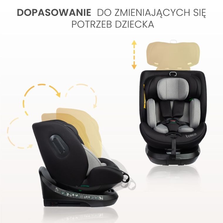 Caretero, Bosco I-Size, scaun auto, blue, 40-150 cm