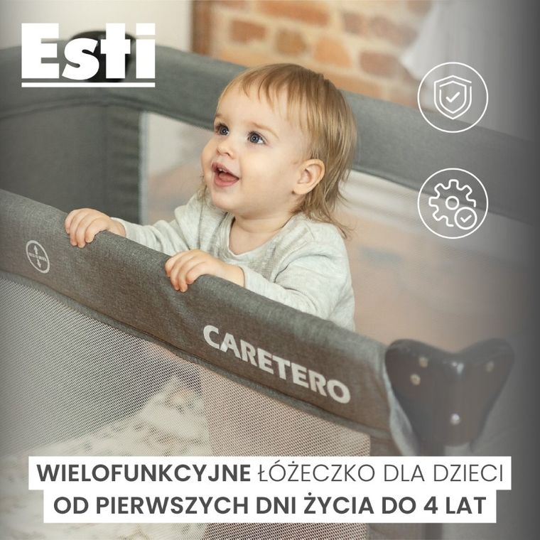 Caretero, Esti, patut de calatorie cu laterala coborata, Brown