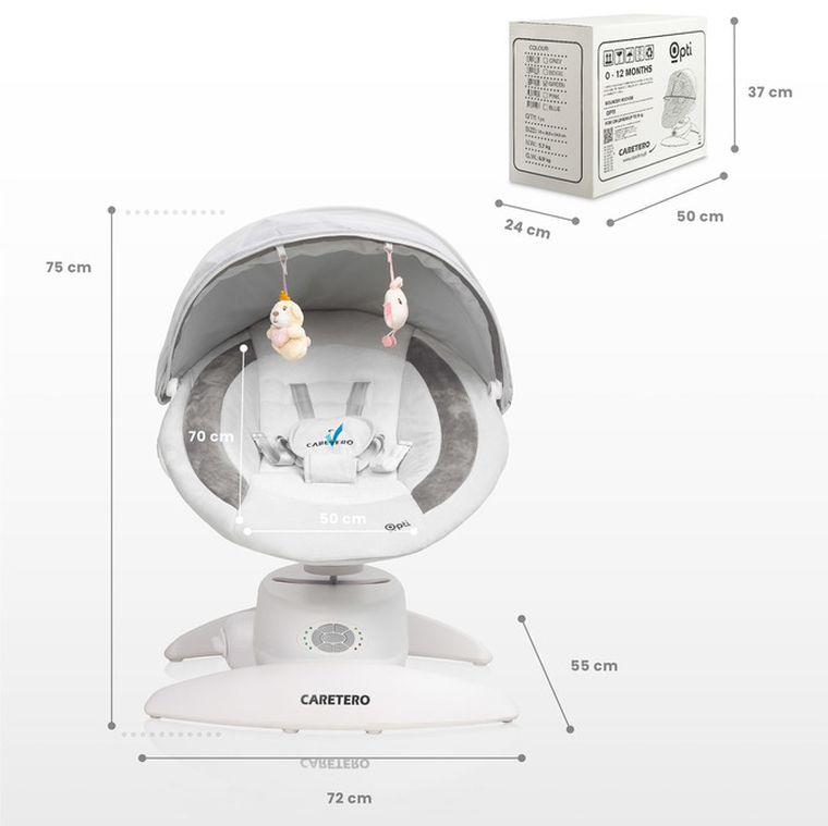 Caretero, Opti, balansoar, blue