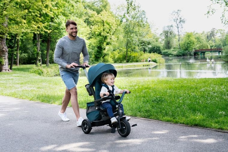 Kinderkraft, EasyTwist, tricicleta, Midnight Green