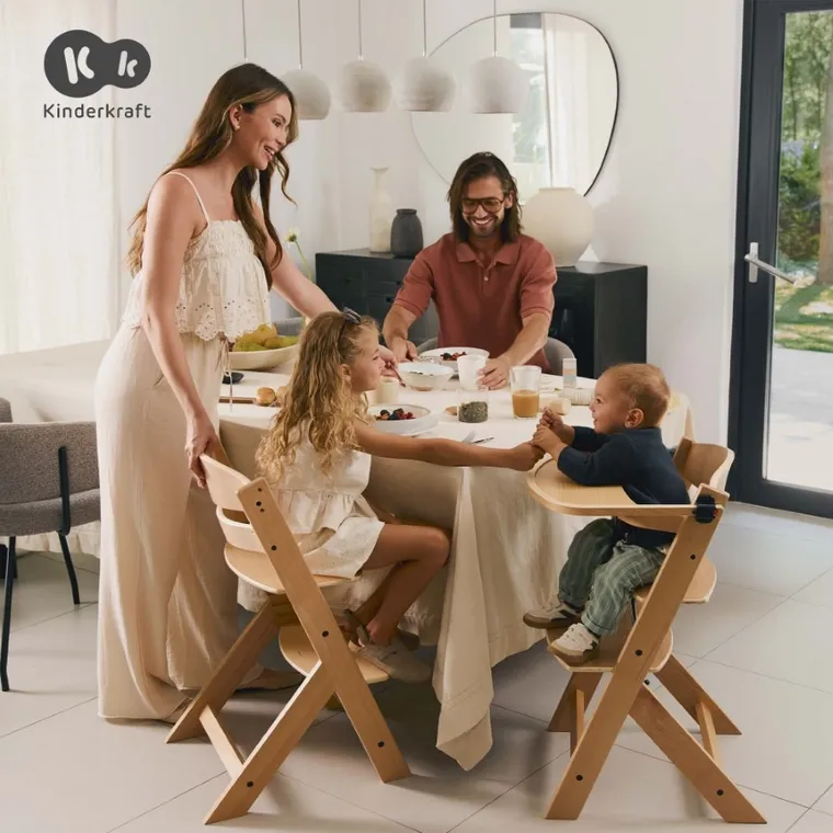 Kinderkraft, Enock, scaun de masa, Beige