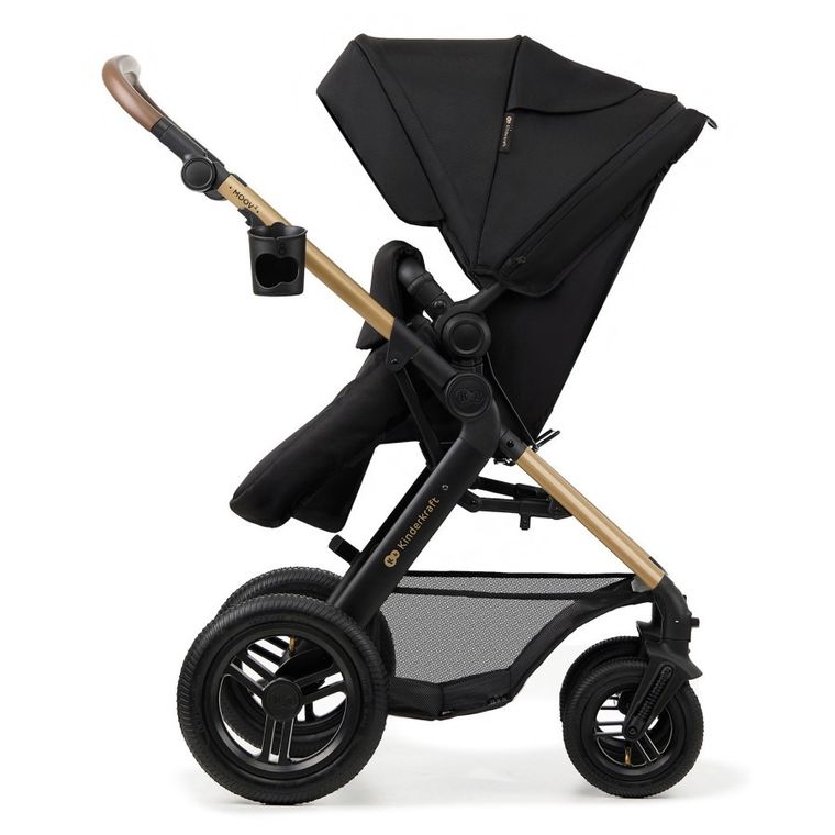 Kinderkraft, Moov 2 Air, carucior multifunctional 3in1, Pure Black
