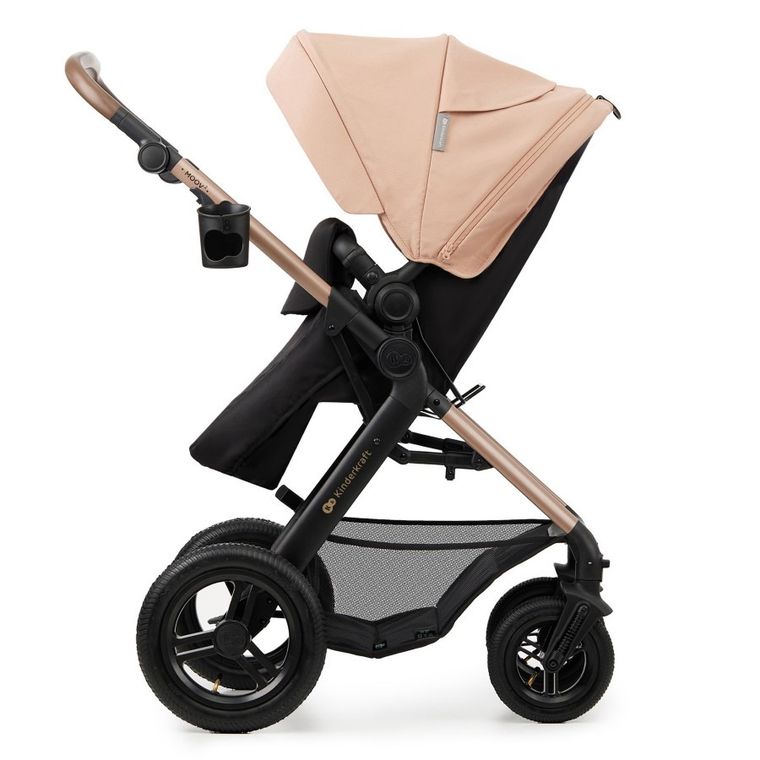 Kinderkraft, Moov 2 Air, carucior multifunctional 3in1, Sand Beige