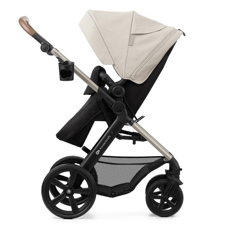 Kinderkraft, Moov 2, carucior multifunctional 3in1, Moonlight Grey