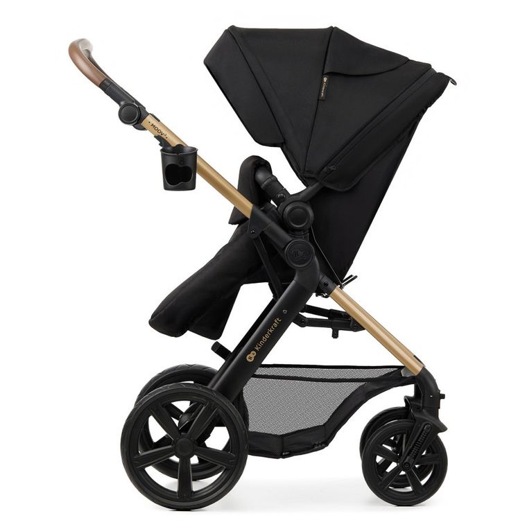 Kinderkraft, Moov 2, carucior multifunctional 3in1, Pure Black