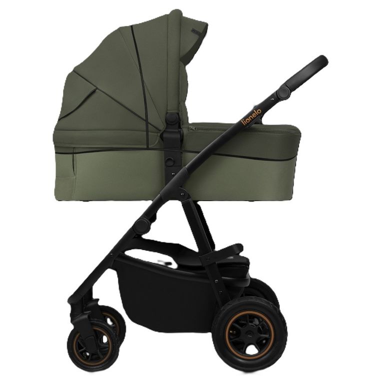 Lionelo, Amber Plus, carucior multifunctional 3in1, Green Forest