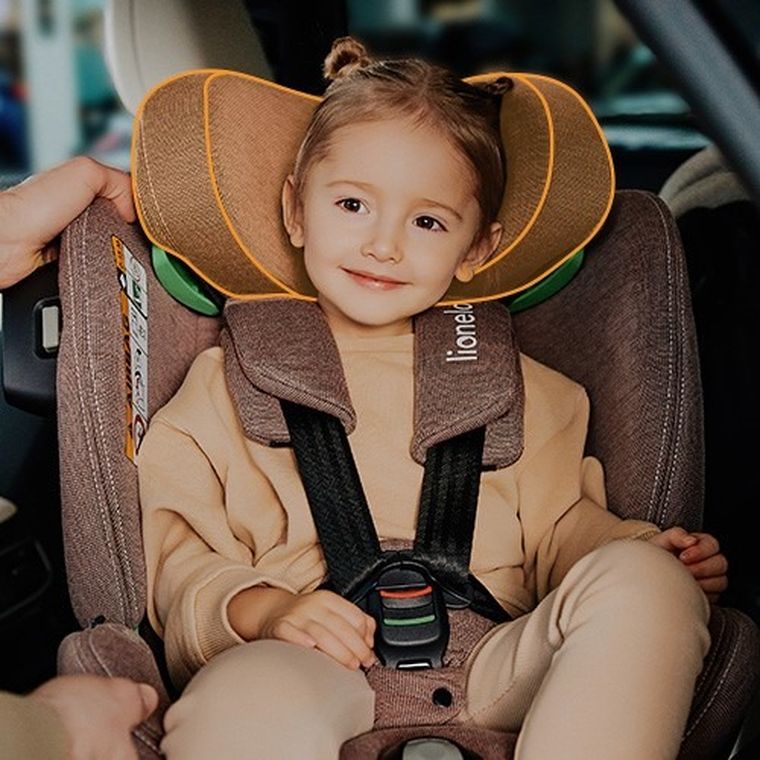 Lionelo, Harmony i-Size, scaun auto, Concrete Bamboo