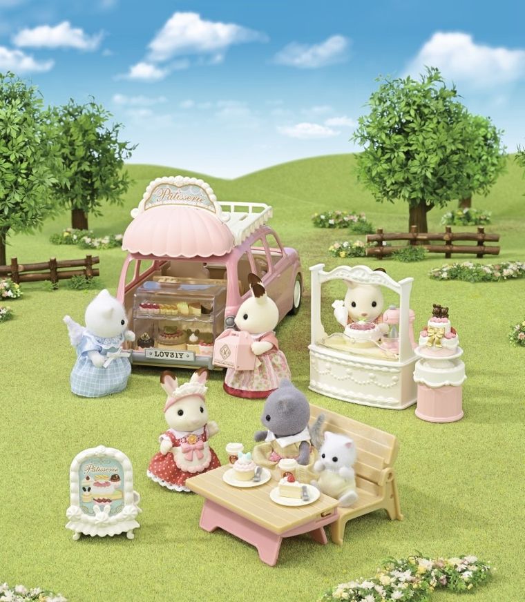 Sylvanian Families, Cofetaria plina de delicii, set de accesorii, 5807