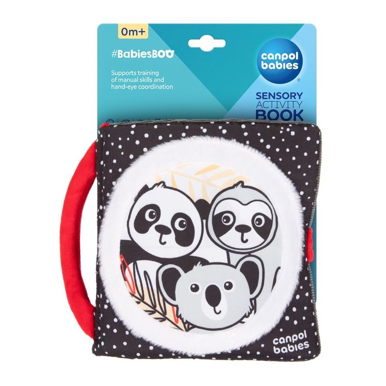 Canpol babies, BabiesBoo, carte senzoriala manevrabila Panda