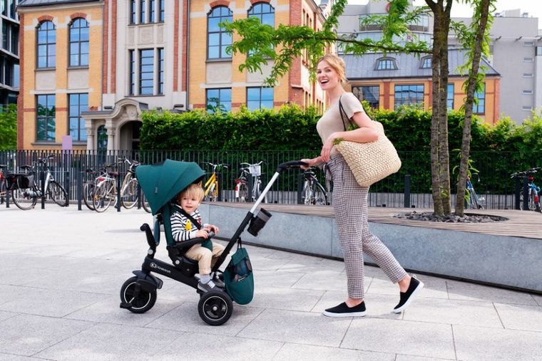 Kinderkraft, EasyTwist, tricicleta, Midnight Green
