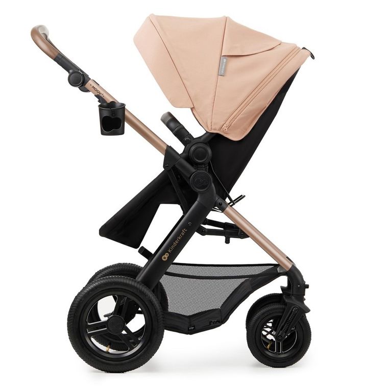 Kinderkraft, Moov 2 Air, carucior multifunctional 3in1, Sand Beige