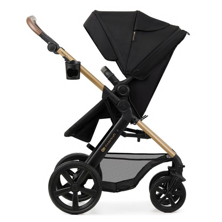 Kinderkraft, Moov 2, carucior multifunctional 3in1, Pure Black