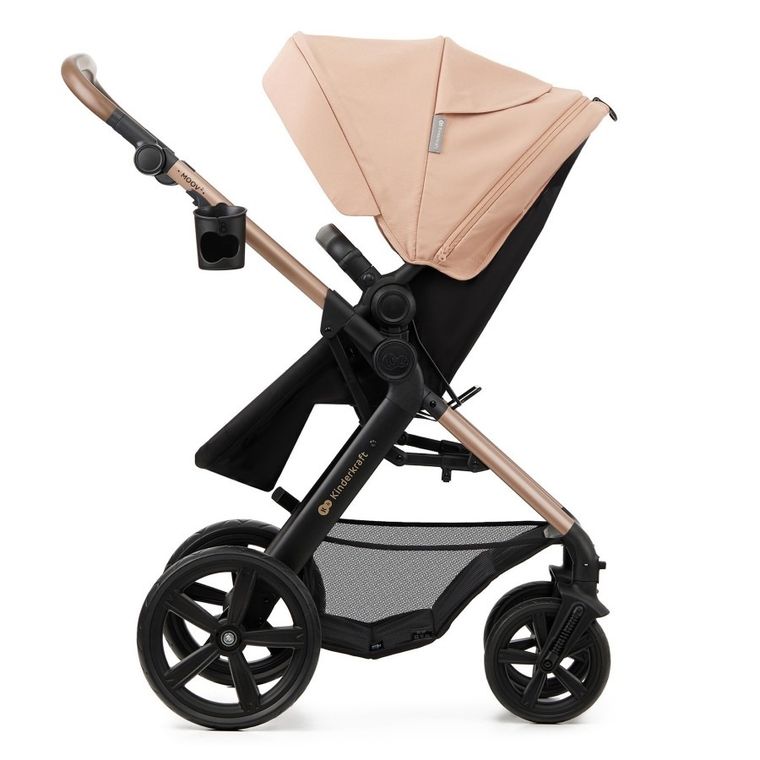 Kinderkraft, Moov 2, carucior multifunctional 3in1, Sand Beige