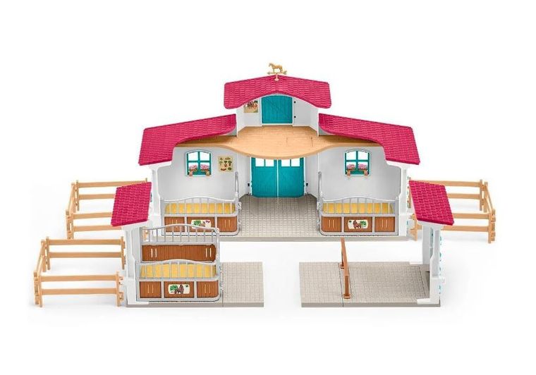 Schleich, Horse Club, Lakeside Horse Club, Centru de echitatie, set, 42567