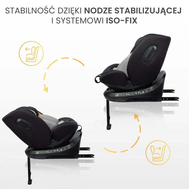 Caretero, Bosco I-Size, scaun auto, blue, 40-150 cm