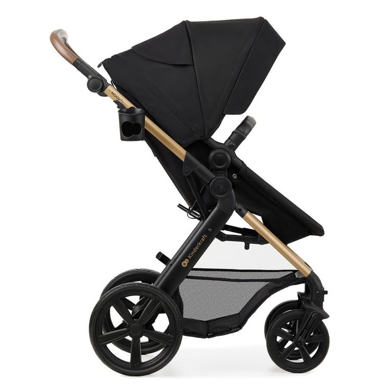 Kinderkraft, Moov 2, carucior multifunctional 3in1, Pure Black