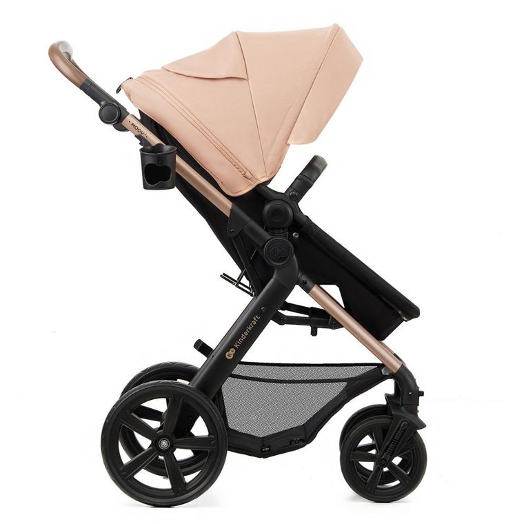 Kinderkraft, Moov 2, carucior multifunctional 3in1, Sand Beige