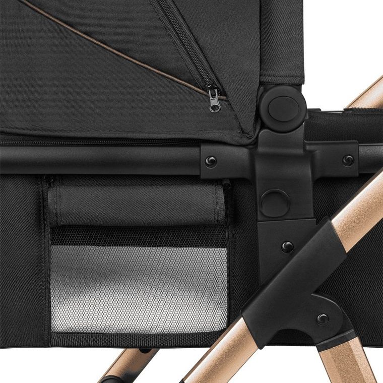 Lionelo, Amber, carucior multifunctional 3in1, Black Onyx