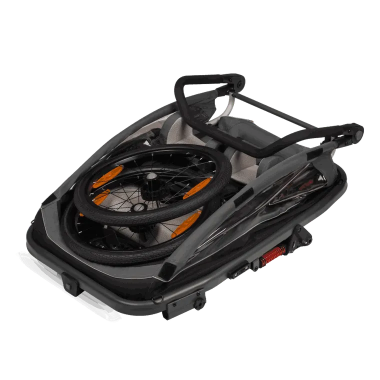 Lionelo, Cama, remorca bicicleta, Grey Graphite