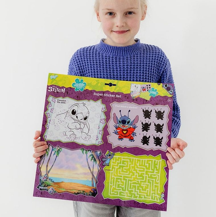 Totum, Lilo si Stitch, set mare de stickere, 300 elemente