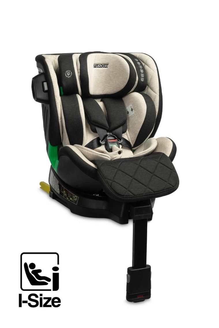 Caretero, Turox i-Size, scaun auto, 40-150 cm, Beige