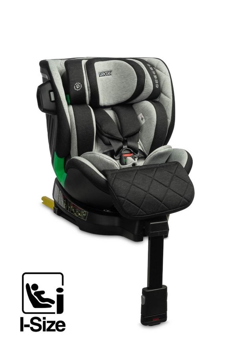 Caretero, Turox i-Size, scaun auto, 40-150 cm, Grey