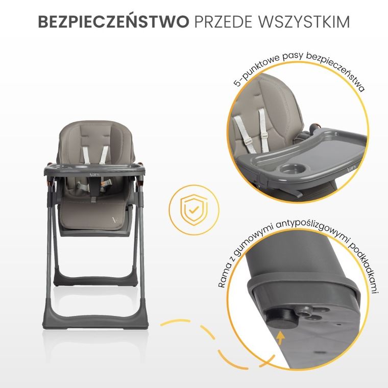 Caretero, Vars, scaun de masa, grey