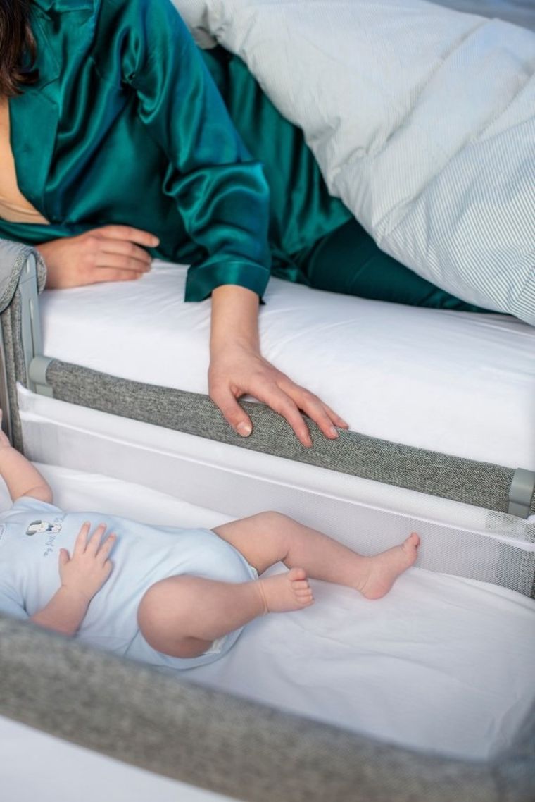Chicco, Co-Sleeping Next2me, Magic Evo, patut atasabil, Dark Grey