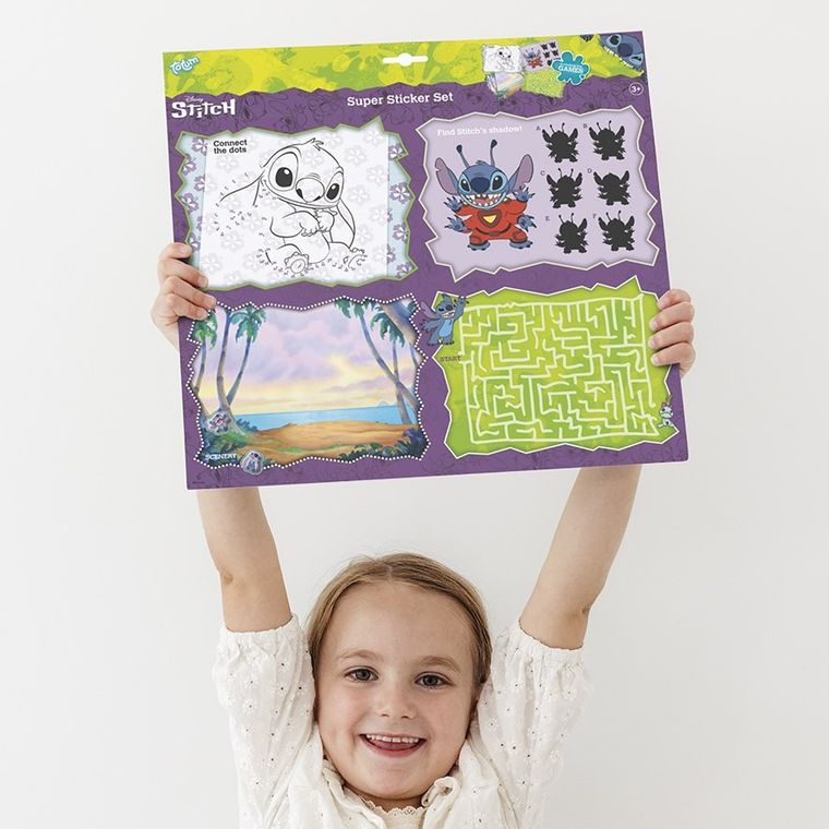 Totum, Lilo si Stitch, set mare de stickere, 300 elemente