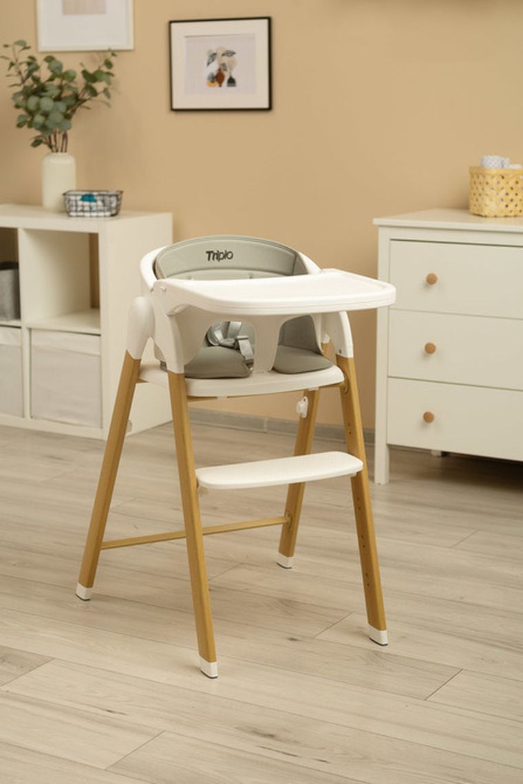Caretero, Triplo, scaun de masa, 3in1, grey