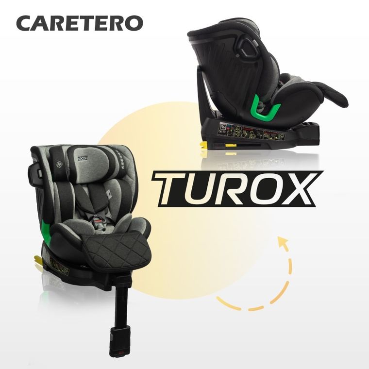 Caretero, Turox i-Size, scaun auto, 40-150 cm, Beige