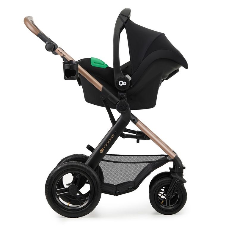 Kinderkraft, Moov 2 Air, carucior multifunctional 3in1, Sand Beige