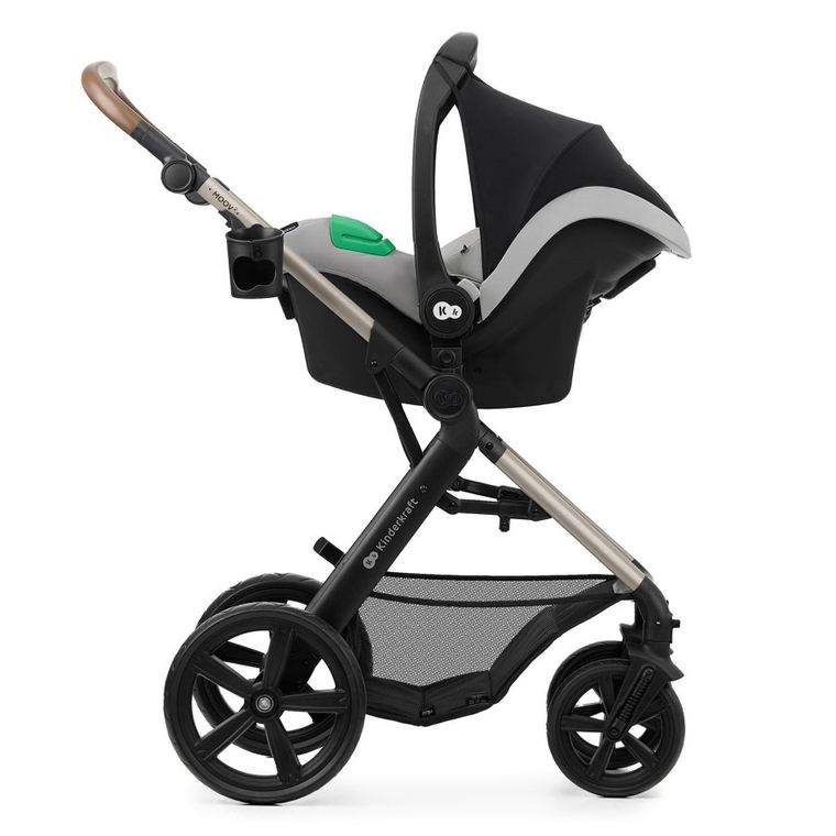 Kinderkraft, Moov 2, carucior multifunctional 3in1, Moonlight Grey