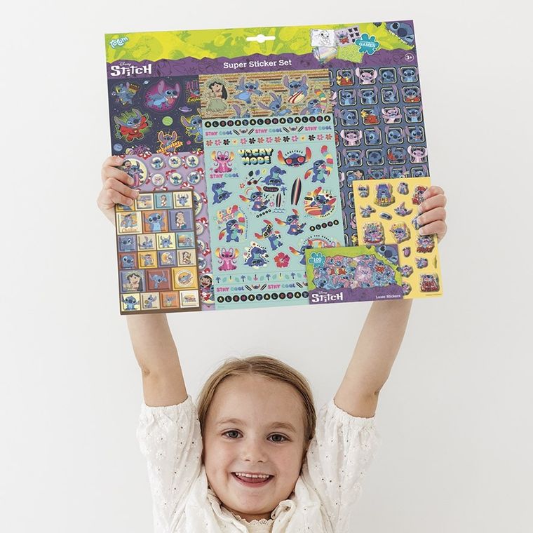 Totum, Lilo si Stitch, set mare de stickere, 300 elemente